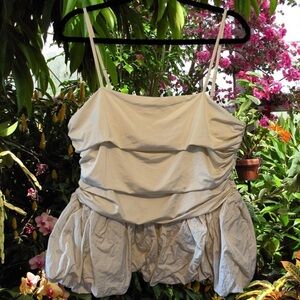 Elegant Cream Women's Top